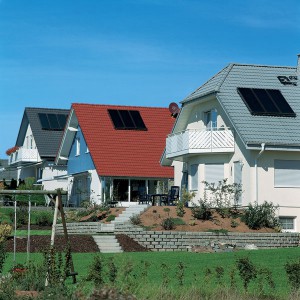 Foto: Häuser mit Solaranlagen