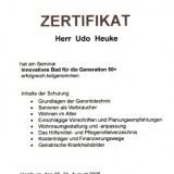 Zertifikat Innovatives Bad 50+